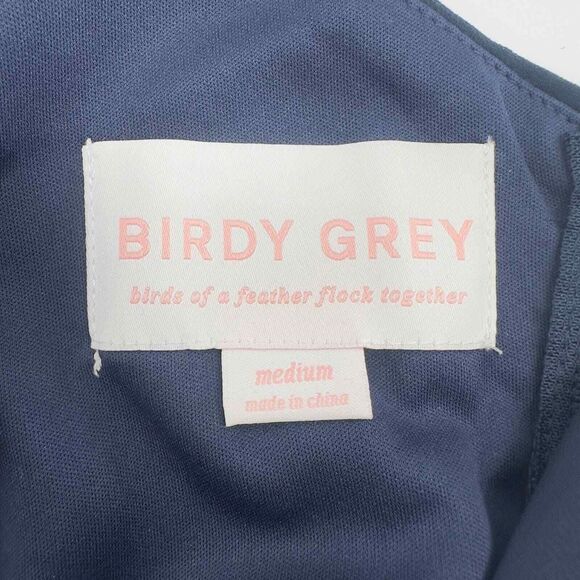 Birdy Grey women's Convertible Dress‎ Devin Chiffon Navy Size Medium - Picture 15 of 16